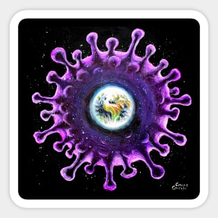 The coronavirus pandemic Sticker